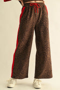 Leopard Faux Suede Pants
