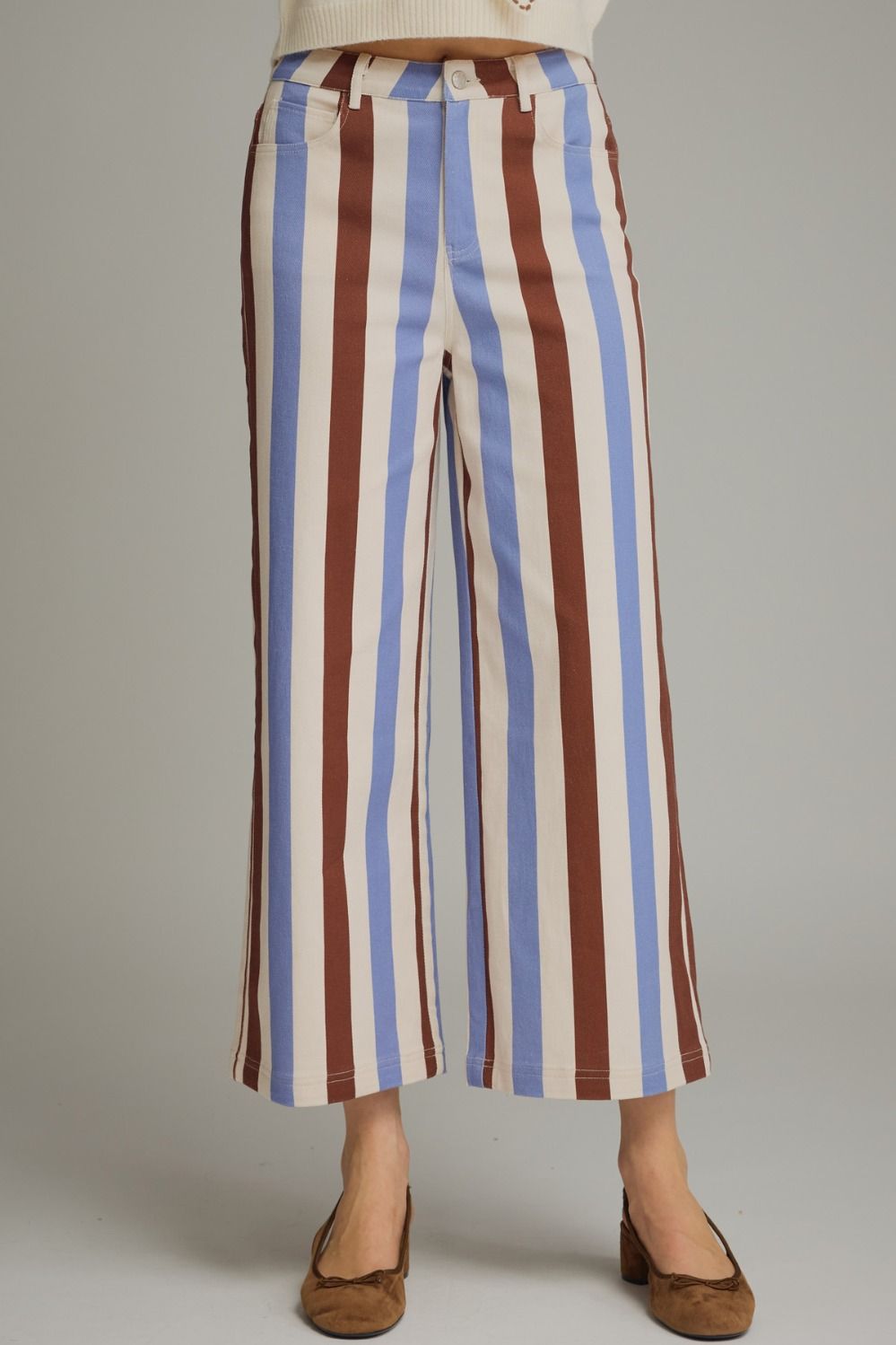 Brown Combo Pant
