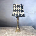 Harlequin Black and White Antiqued Lamp