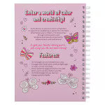 My Favorite Bible Verses Pink Spiral Coloring Book for Girls