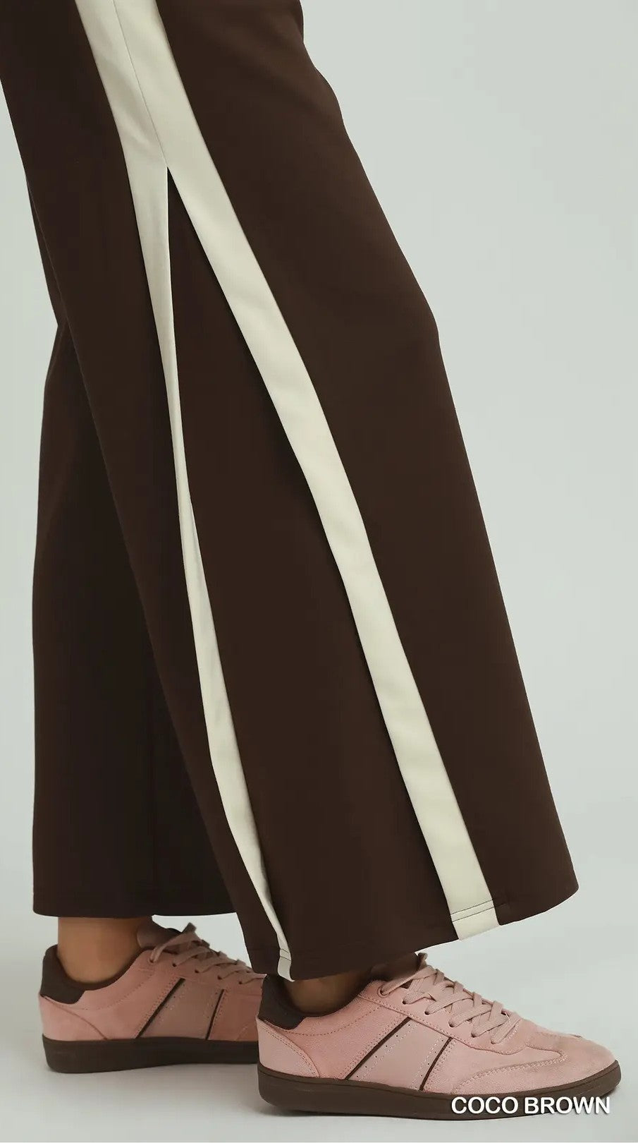 Colorblock Side Stripe Staight Pants