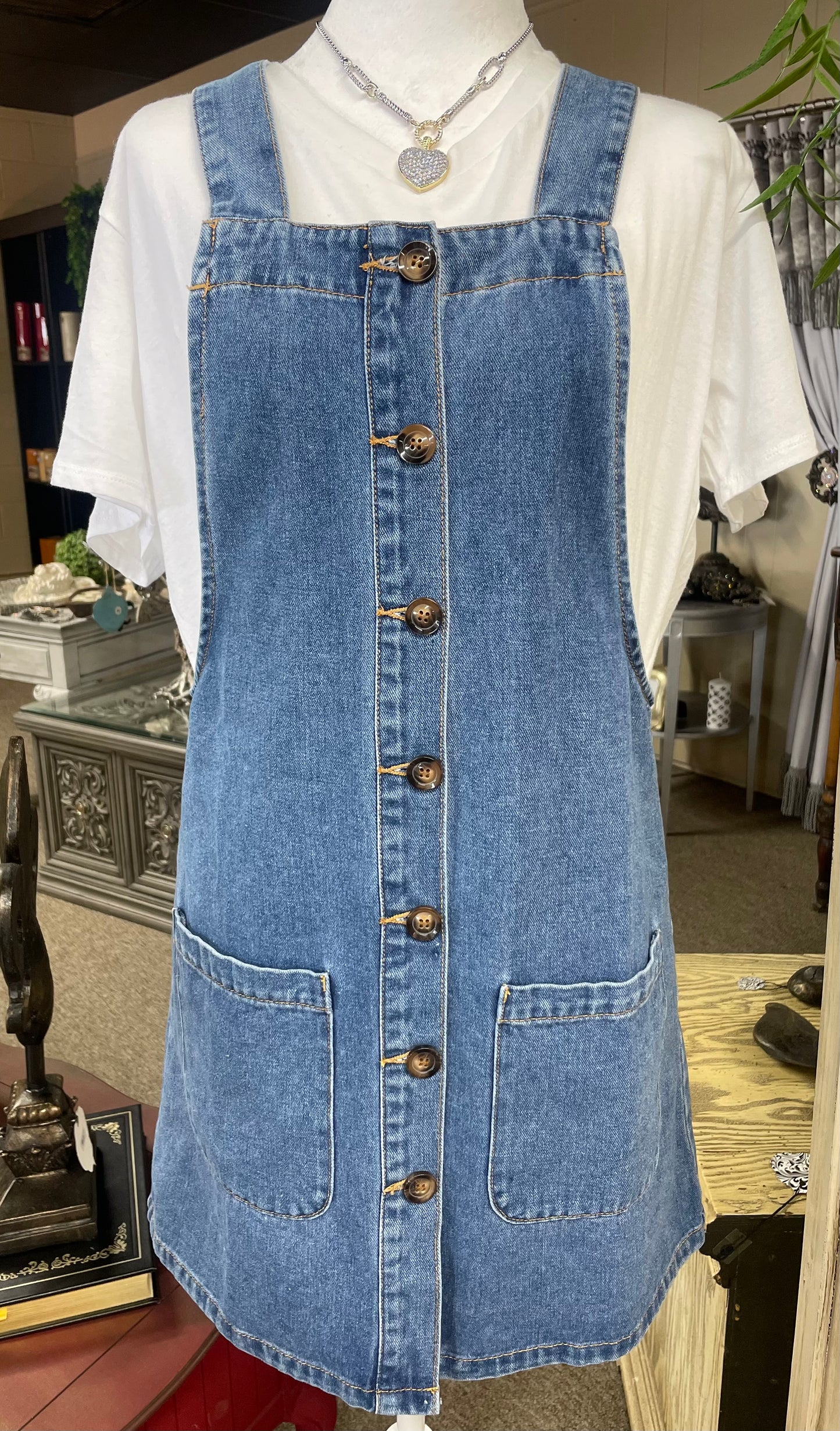 Dusk Blue Denim Dress