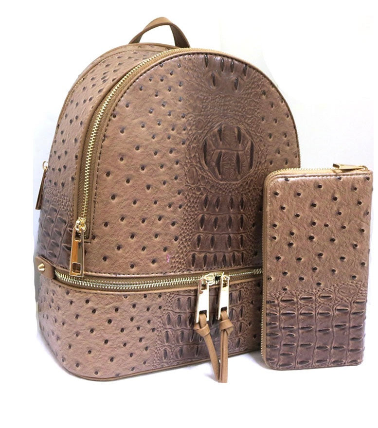 Alligator Skin Backpack