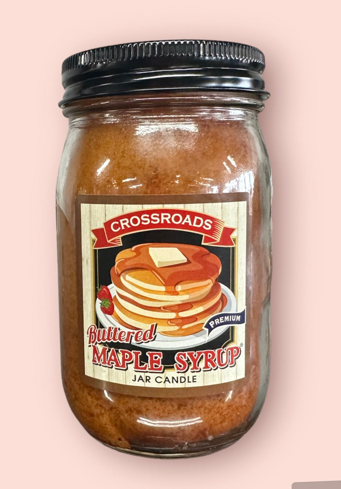 Crossroads Candle Buttered Maple Syrup (12oz)