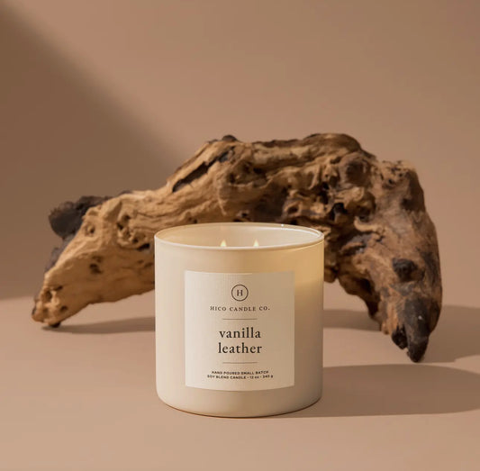 Vanilla Leather Candle