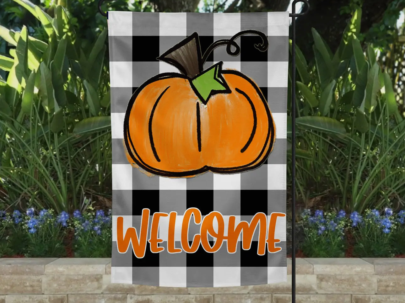 Garden Flag - Welcome