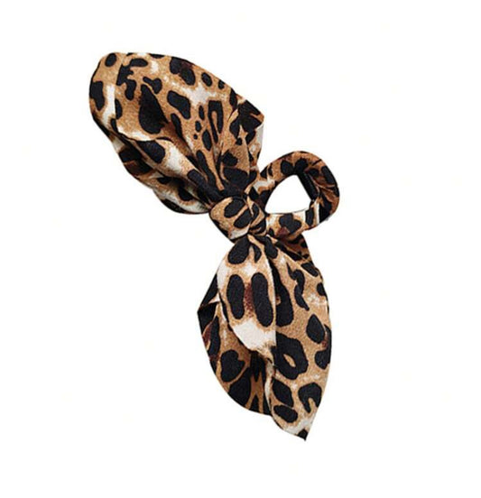 Leopard Bow Clips