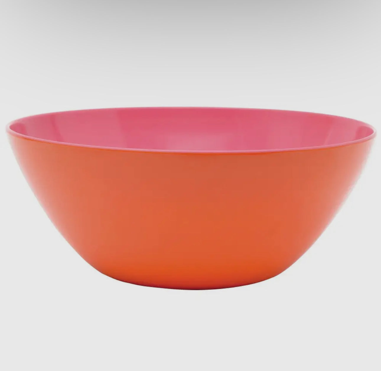 Orange & Pink Two Tone 12.5' Salad Bowl