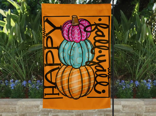 Garden Flag - Happy Fall Y'all