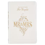 Mr. & Mrs. 366 Devotions for Couples White Faux Leather Devotional