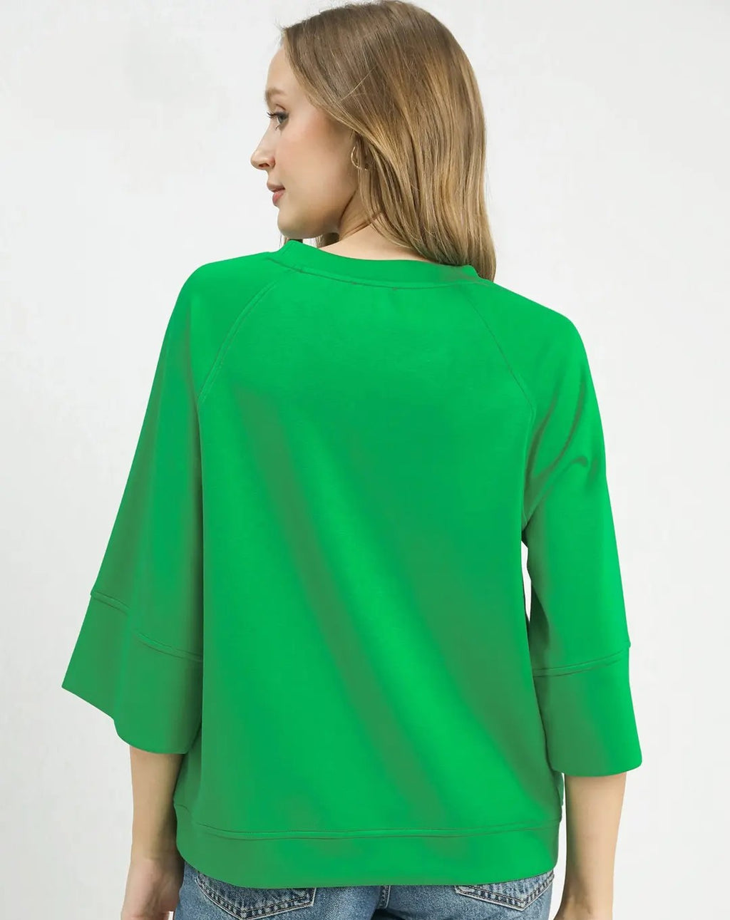 Raglan Sleeve Top - 3/4 Sleeve