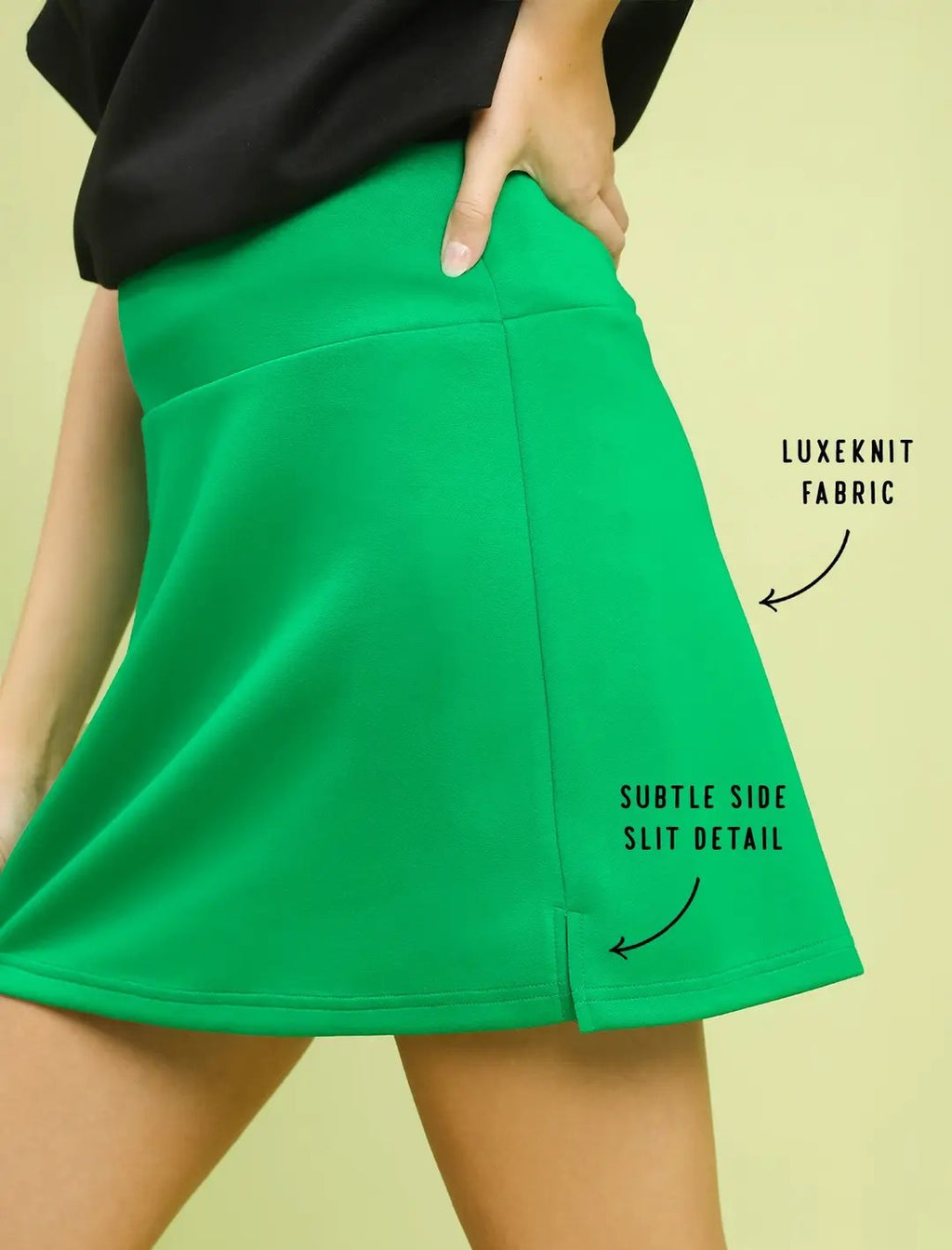 Luxeknit Classic Mini Skort