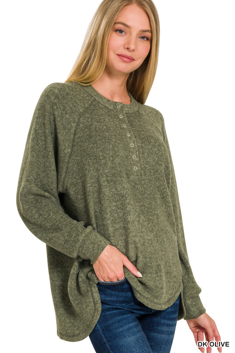 Dark Olive Oversized Sweaters