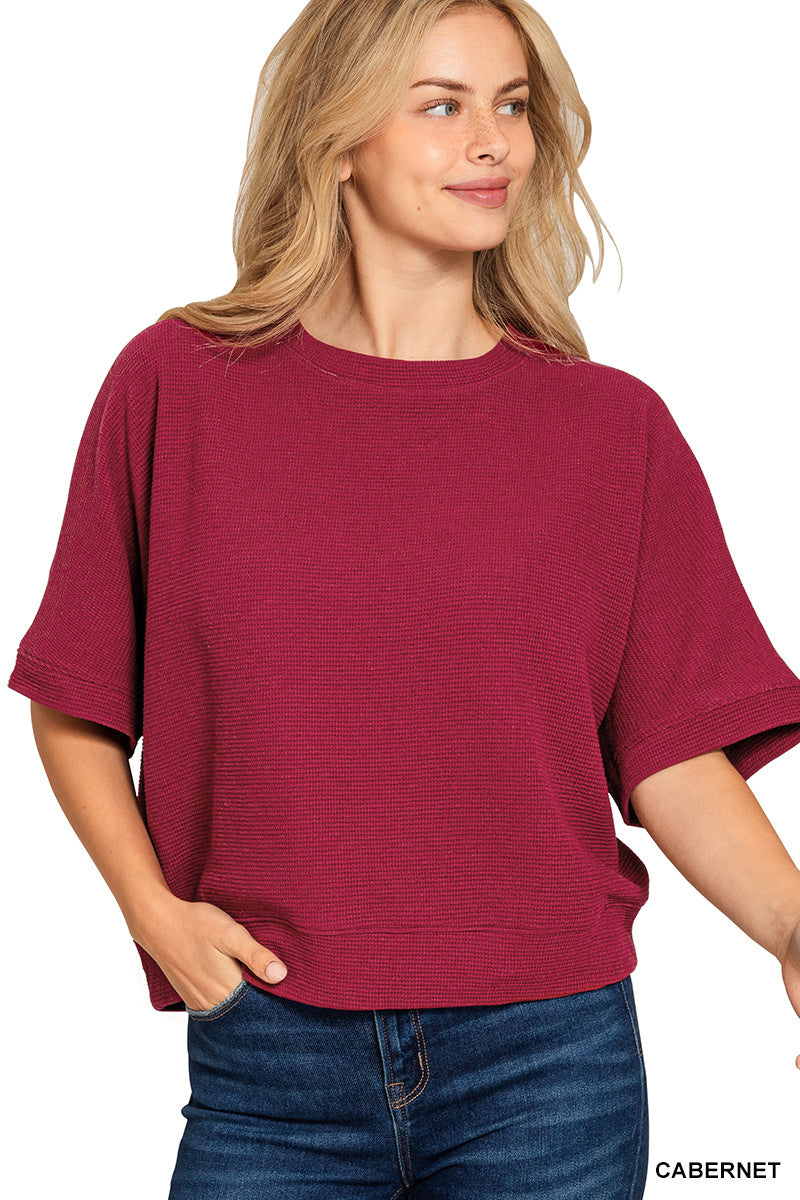 Cabernet Drop Sleeve Blouse