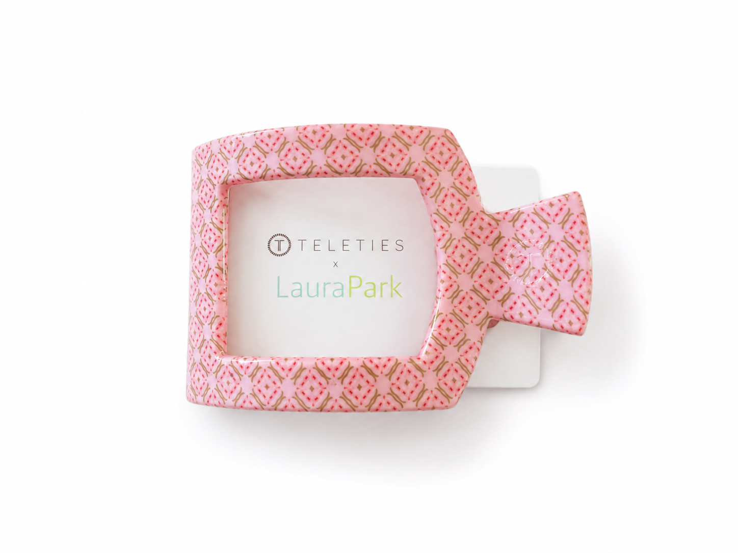 Berry Cozy Small Flat Square Hair Clip