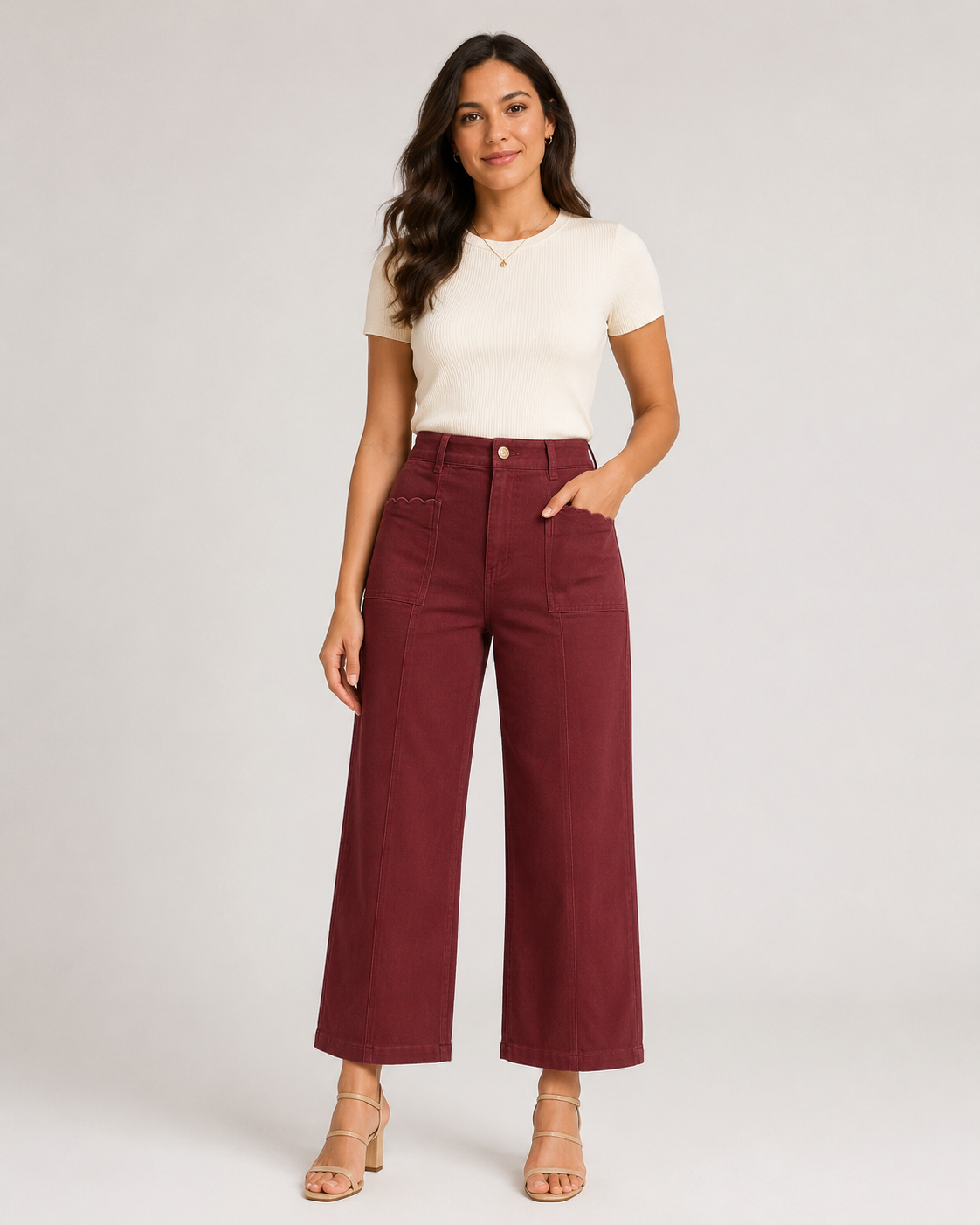 Burgundy Pant