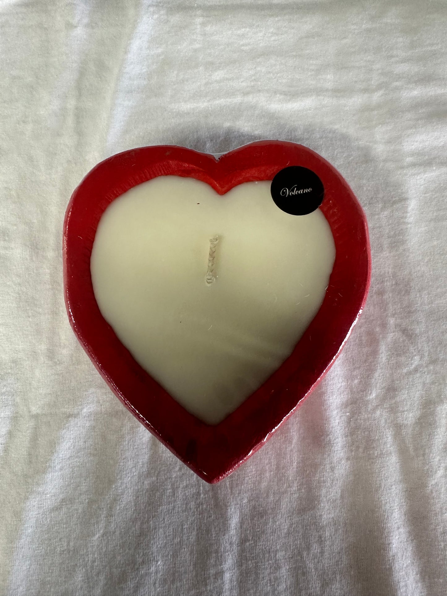 Volcano Heart Candle