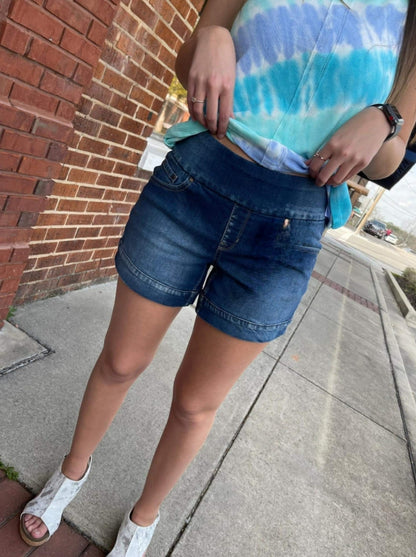 Denim Tummy Control Shorts