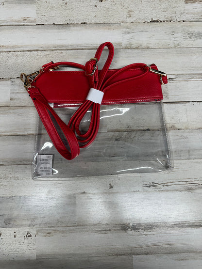 Clear Red Purse