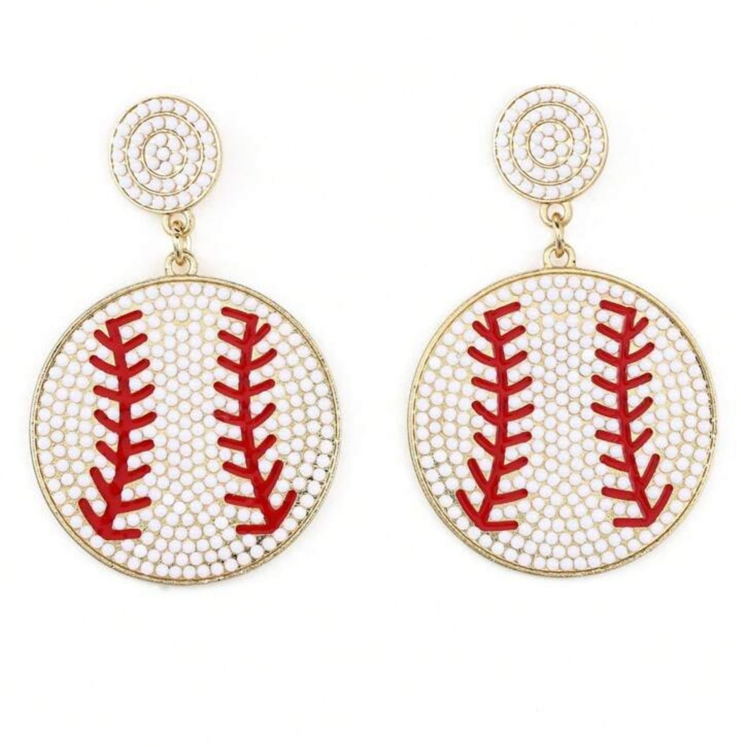 Baseball Earrings