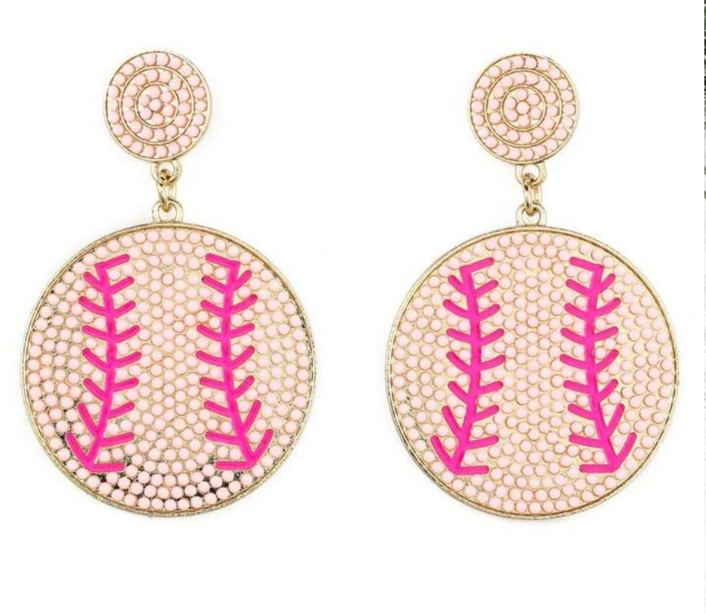 Baseball Earrings