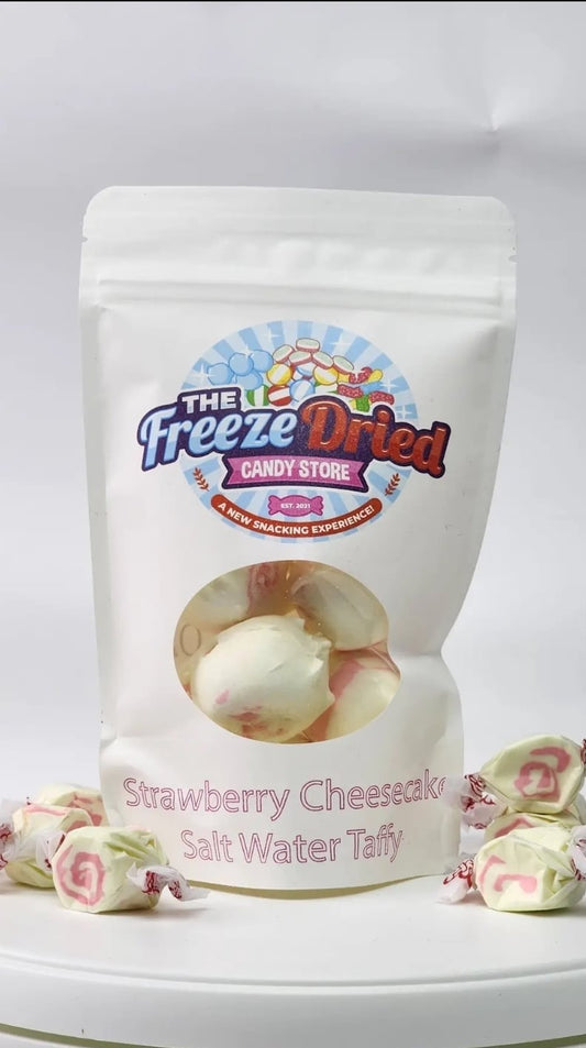 Freeze Dried Strawberry Cheesecake Salt Water Taffy