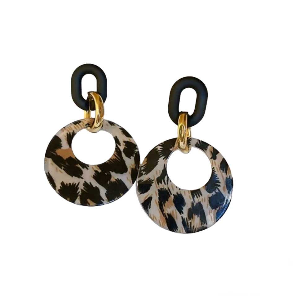 Leopard Earrings