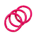 Pink Bracelets W/ Gold