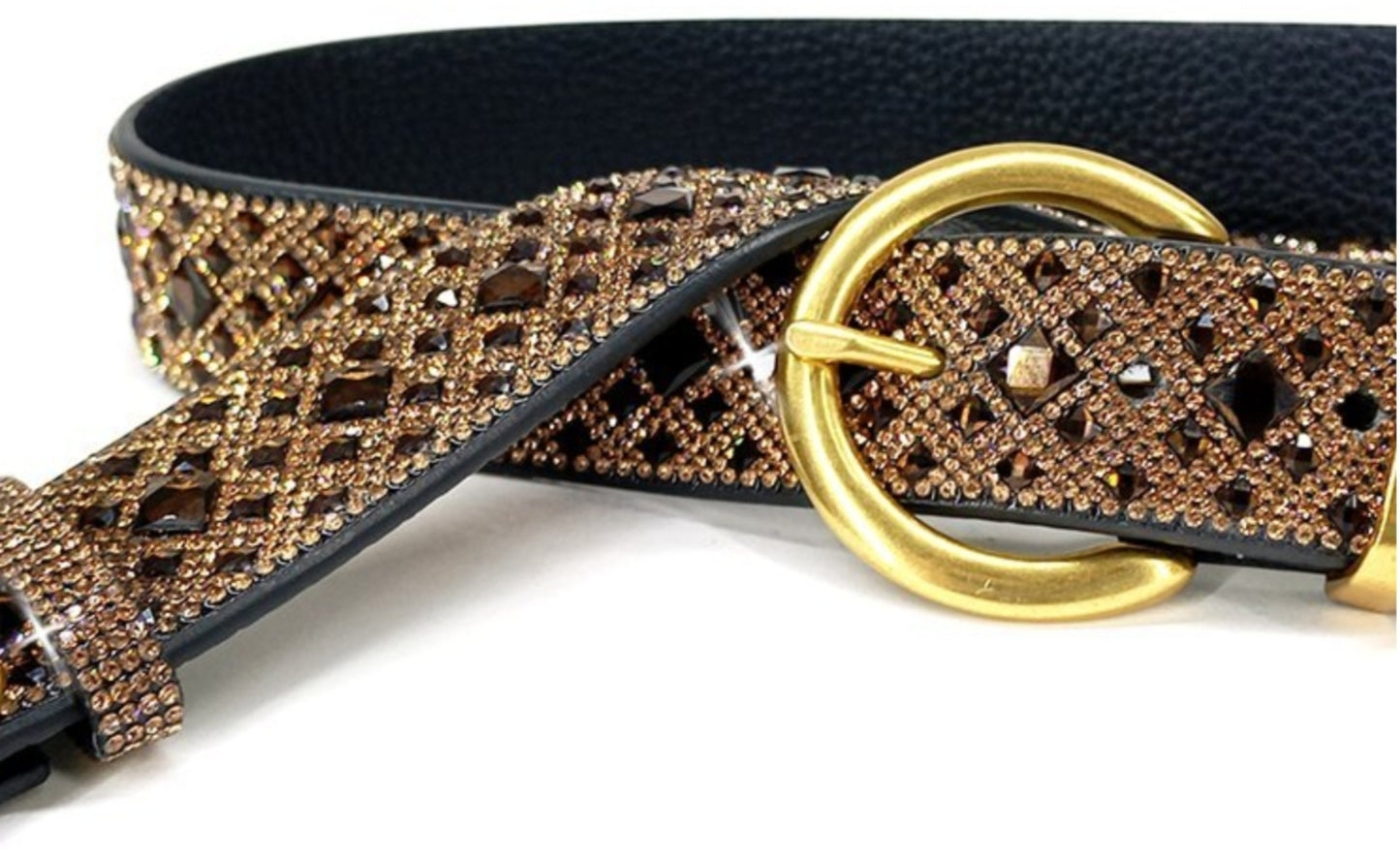 Brown Diamond Belt W/Extender