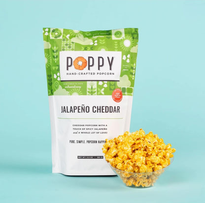 Jalapeno Cheddar Poppy Popcorn