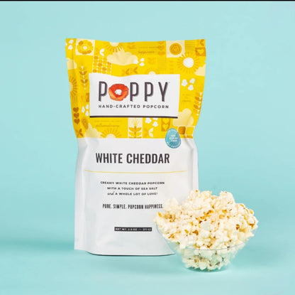 White Cheddar Poppy Popcorn