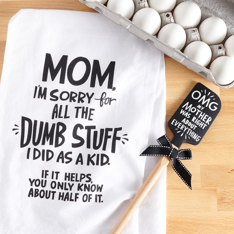 Mom I'm Sorry Kitchen Towel