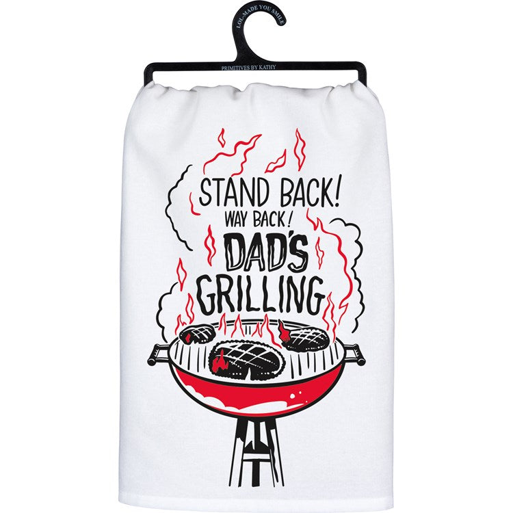 Stand Back Dad's Grilling