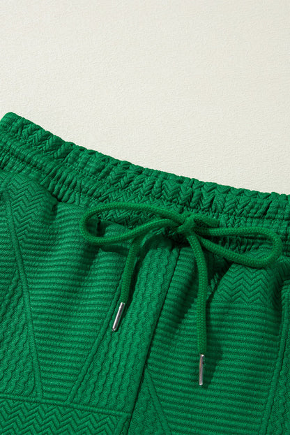 DK Green Cropped Wide Leg Pants