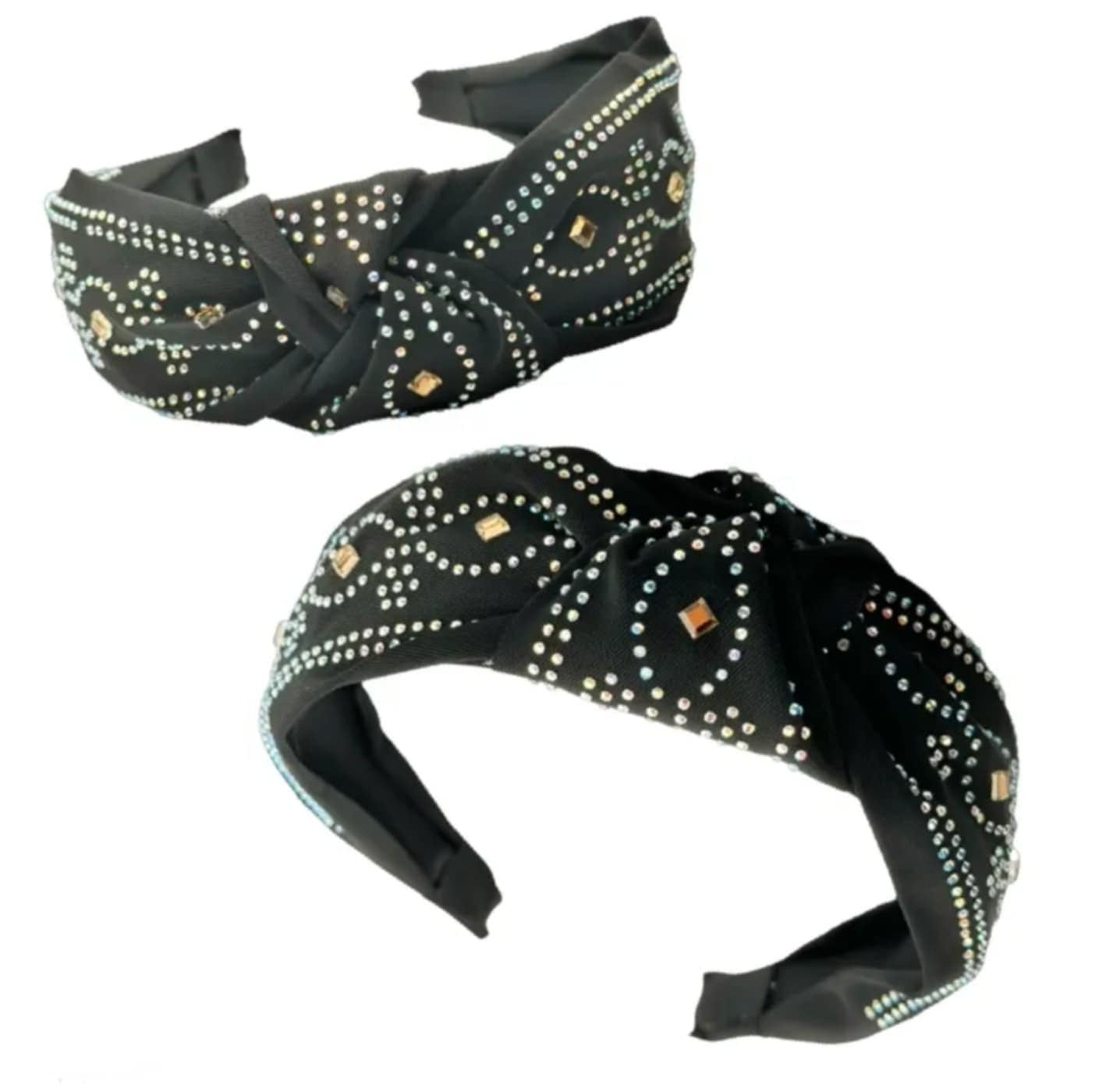 Boot Stitch Headband - Black