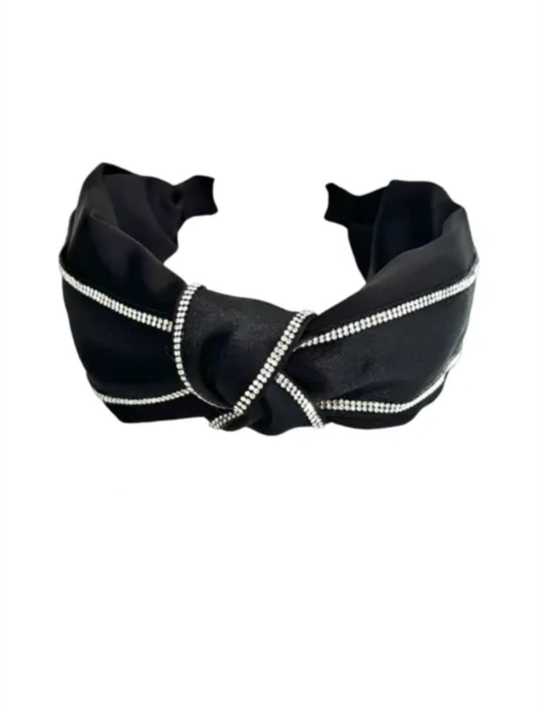 Black Satin Headband