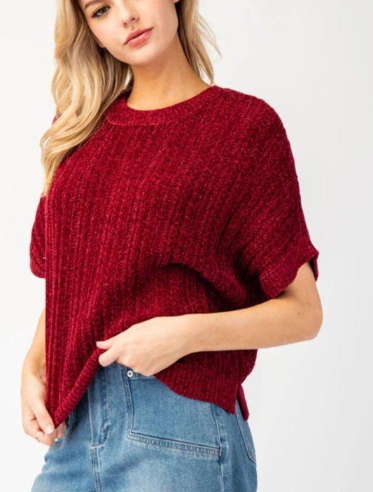 Merlot Soft Knit Sweater