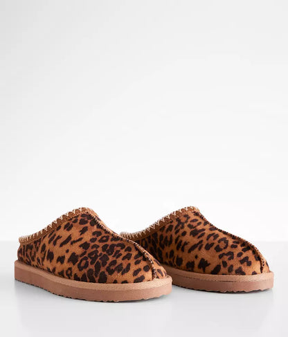 Leopard Slip Ons