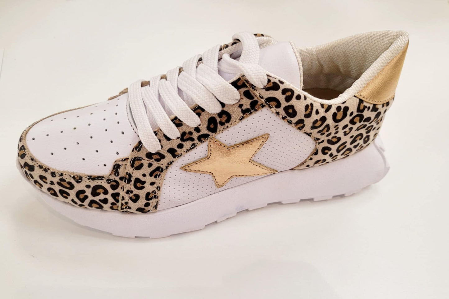 Leopard Nude Sneakers