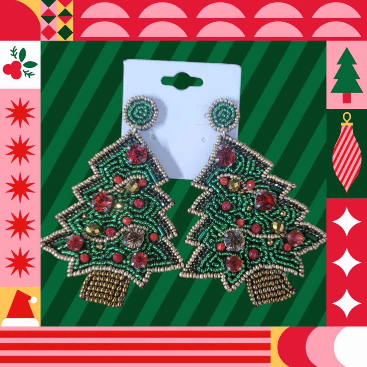 Christmas Tree Earrings