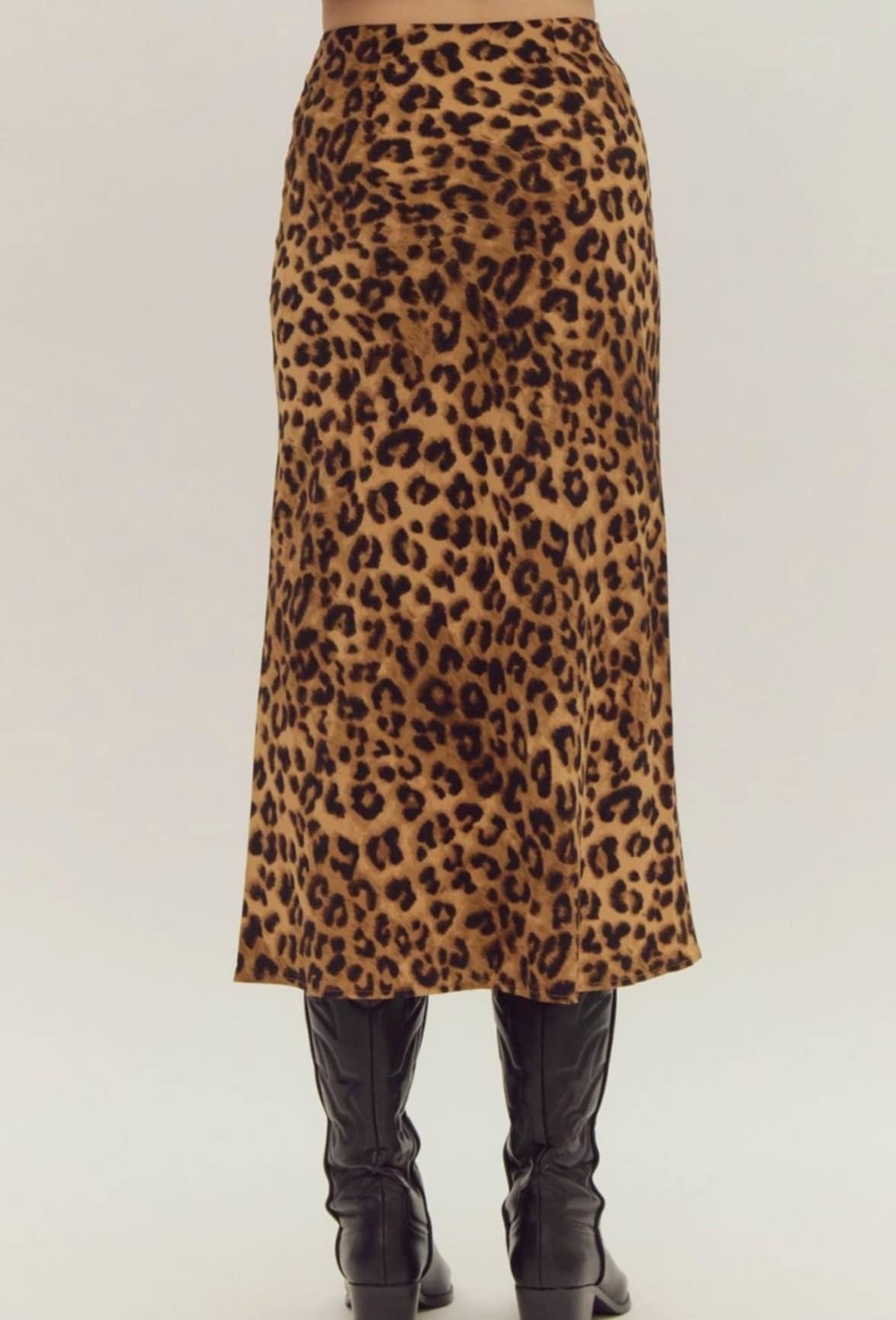 Leopard Midi Skirt