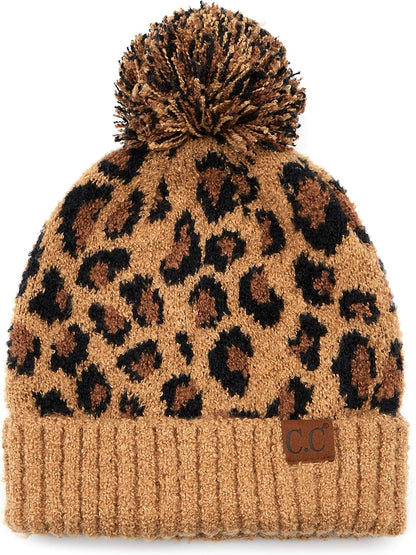 Leopard Print Beanies