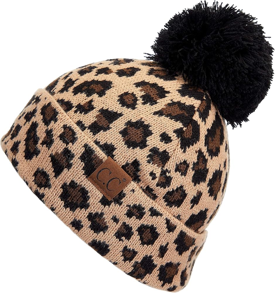 Leopard Print Beanies