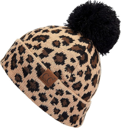 Leopard Print Beanies