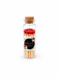 Red Match & Striker Glass