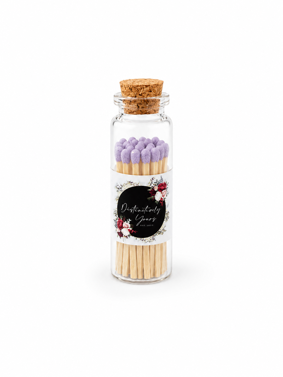 Light Purple Match & Striker Glass