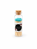 Turquoise Match & Striker Glass
