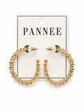 Bling & Gold Hoop Earrings