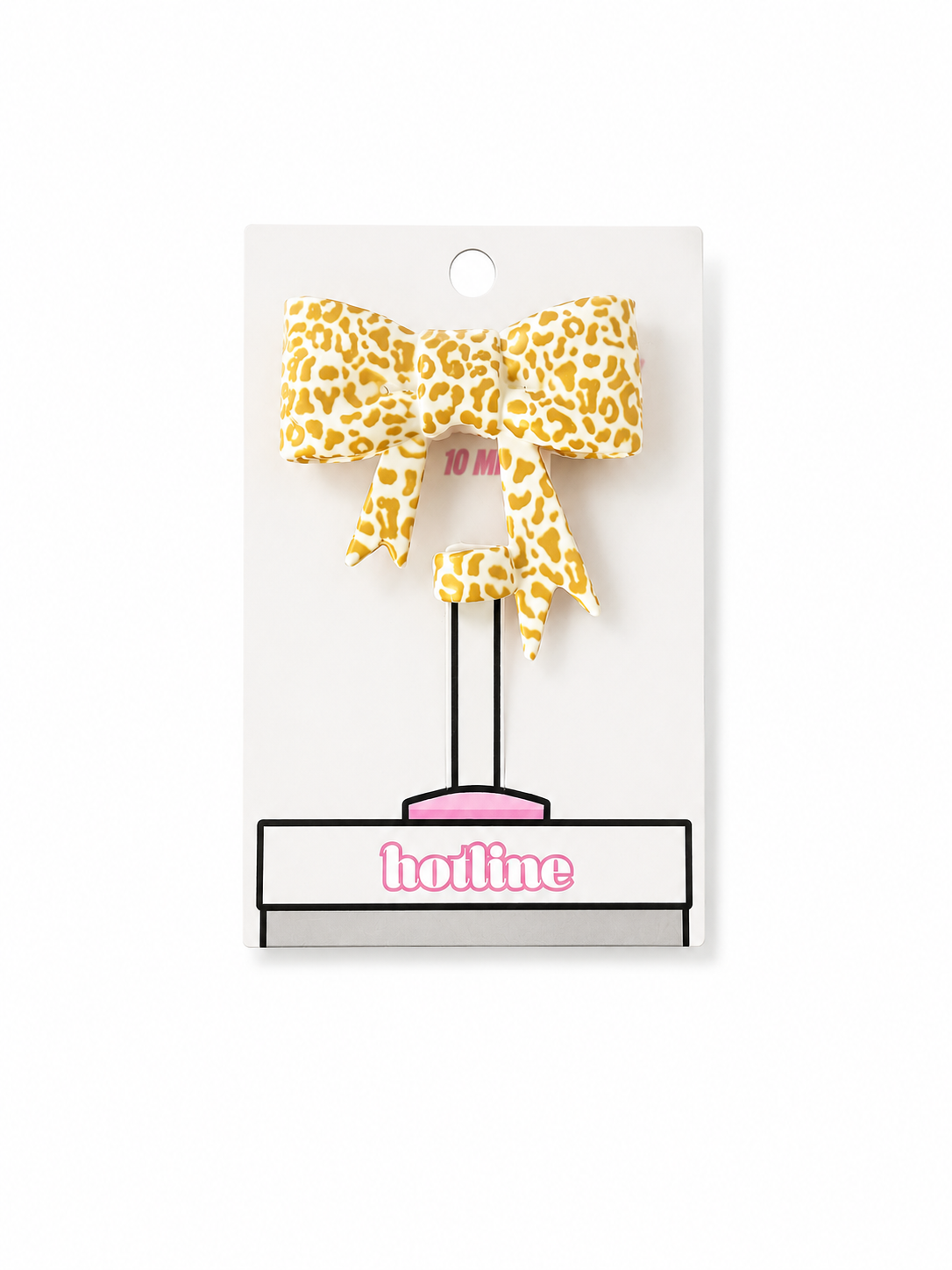 Gold Leopard Straw Topper