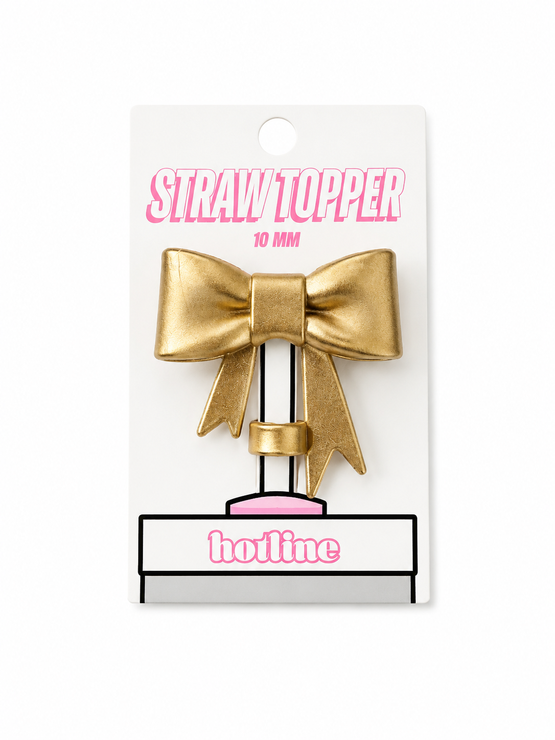 Gold Straw Topper